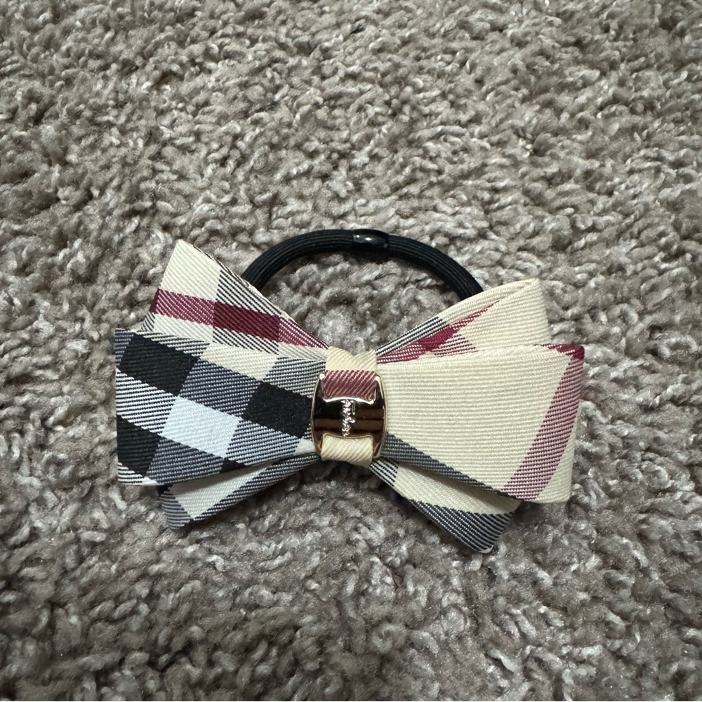 Plaid hair ties